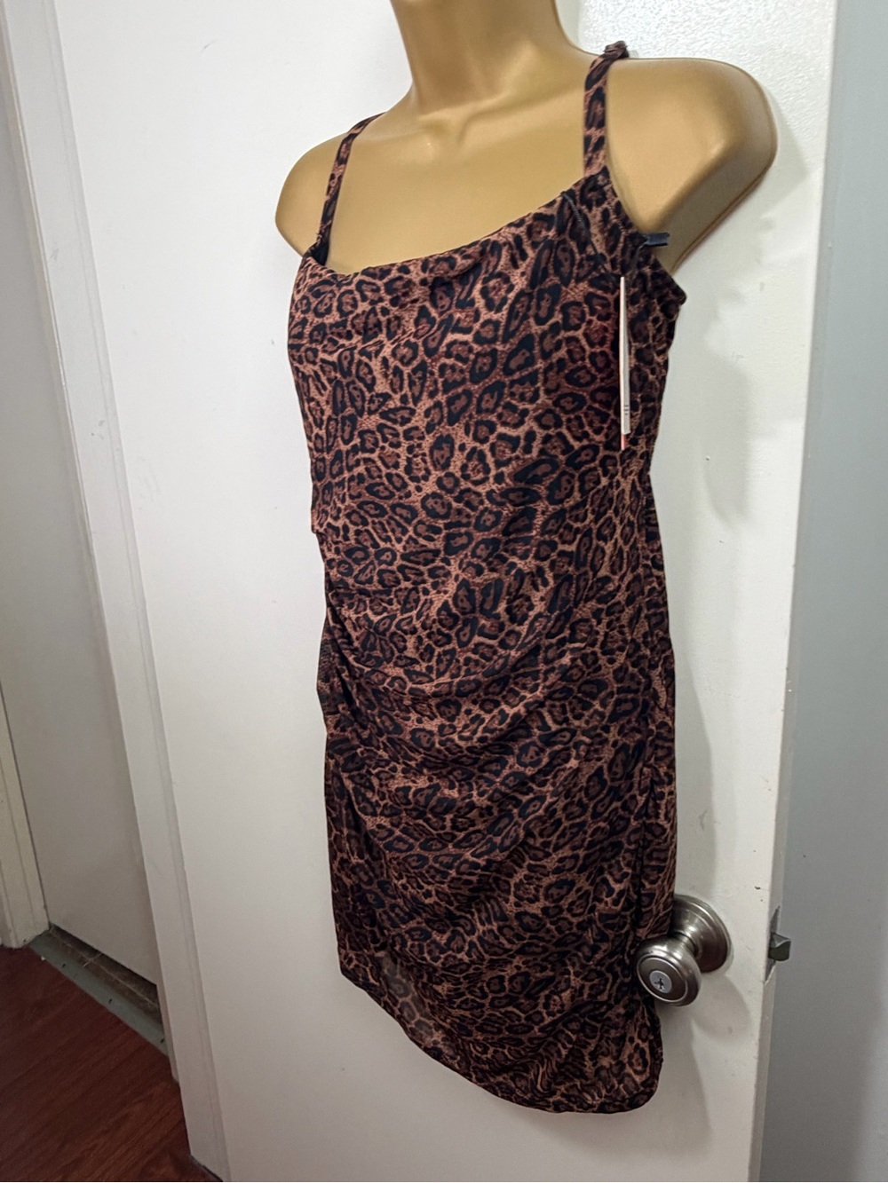 Popilush Bown Shapewear Mesh Tummy Control Adjustable Strap Slip Dress NWT Sz XL - Picture 6 of 16